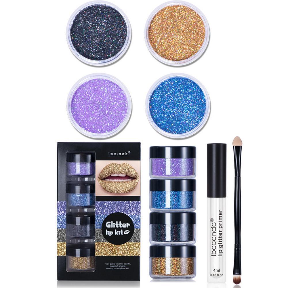 Glitter Lip Gloss Lipstick Shiny Waterproof Long Lasting