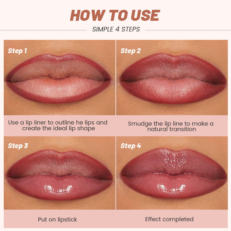 Lip Liner Lipstick Kit Matte Water Light