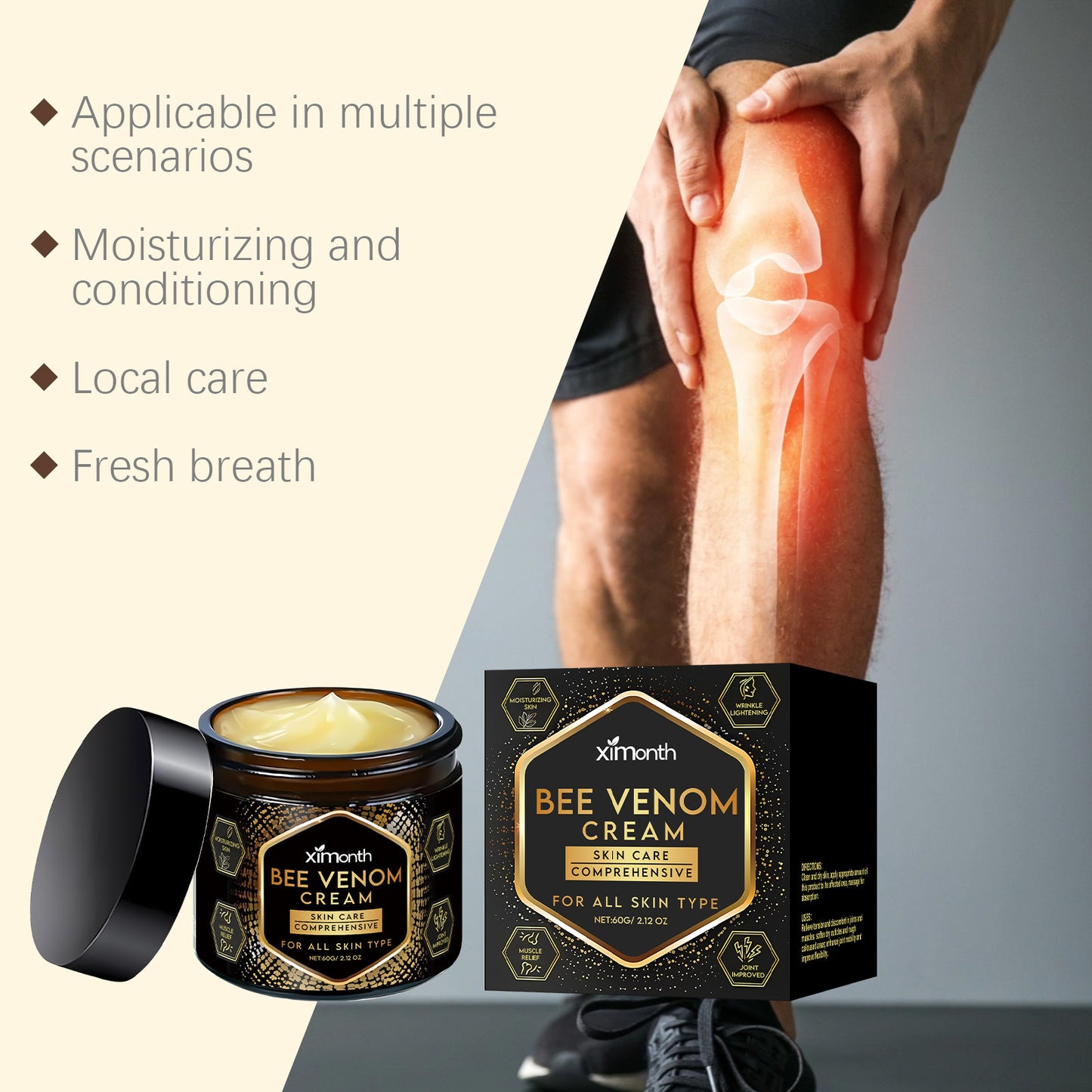 Moisturizing Skincare Cream With Mint Leaf