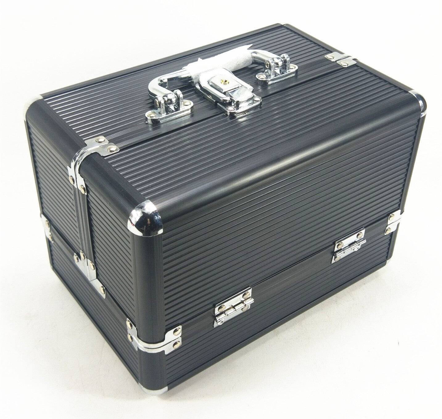 Double-opening Aluminum Cosmetic Case Makeup Kit