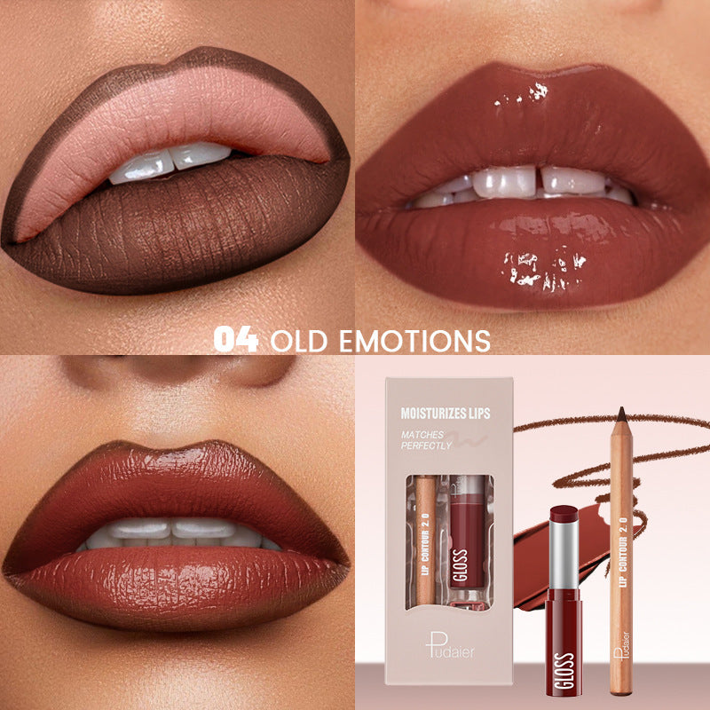 Lip Liner Lipstick Kit Matte Water Light