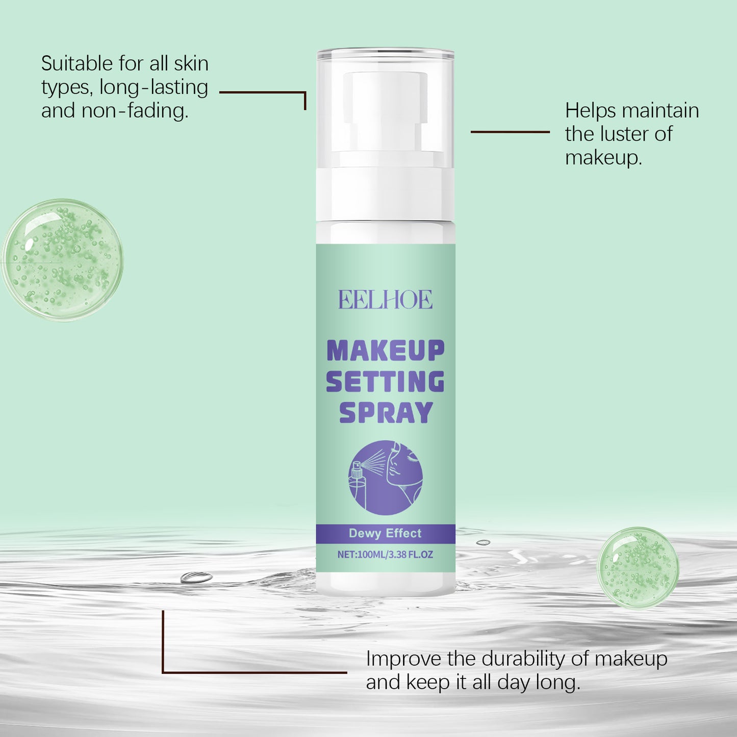 Moisturizing Makeup Mist Spray Long-lasting