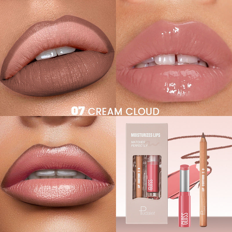 Lip Liner Lipstick Kit Matte Water Light