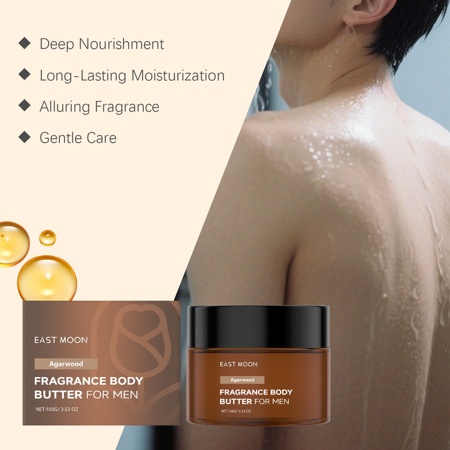 En's Fragrance Body Lotion Care Dry Skin Hydrating Refreshing Non-greasy Moisturizing Fragrance