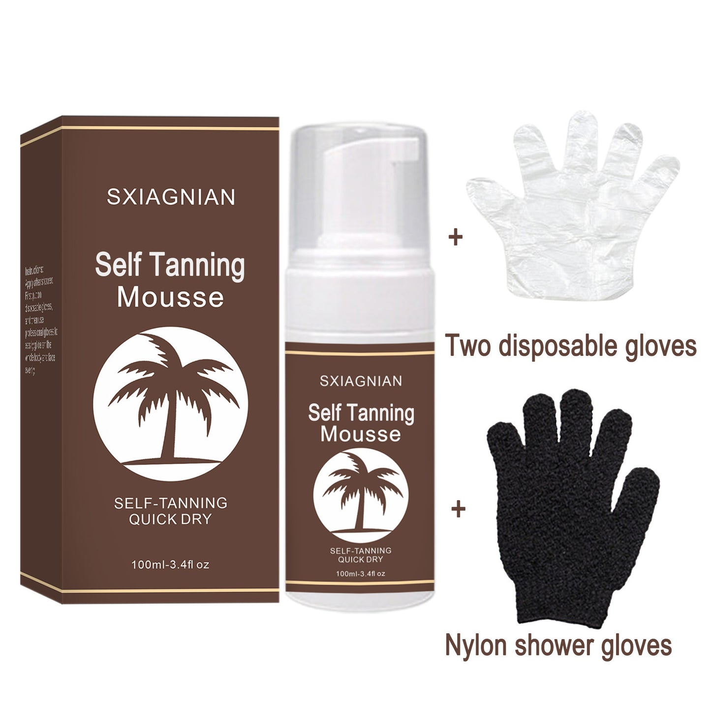 Tanning Mousse Bronzer Moisturizing Without Sun