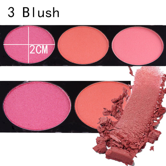 MISS ROSE 3 color Eyeshadow blush eyebrow makeup kit