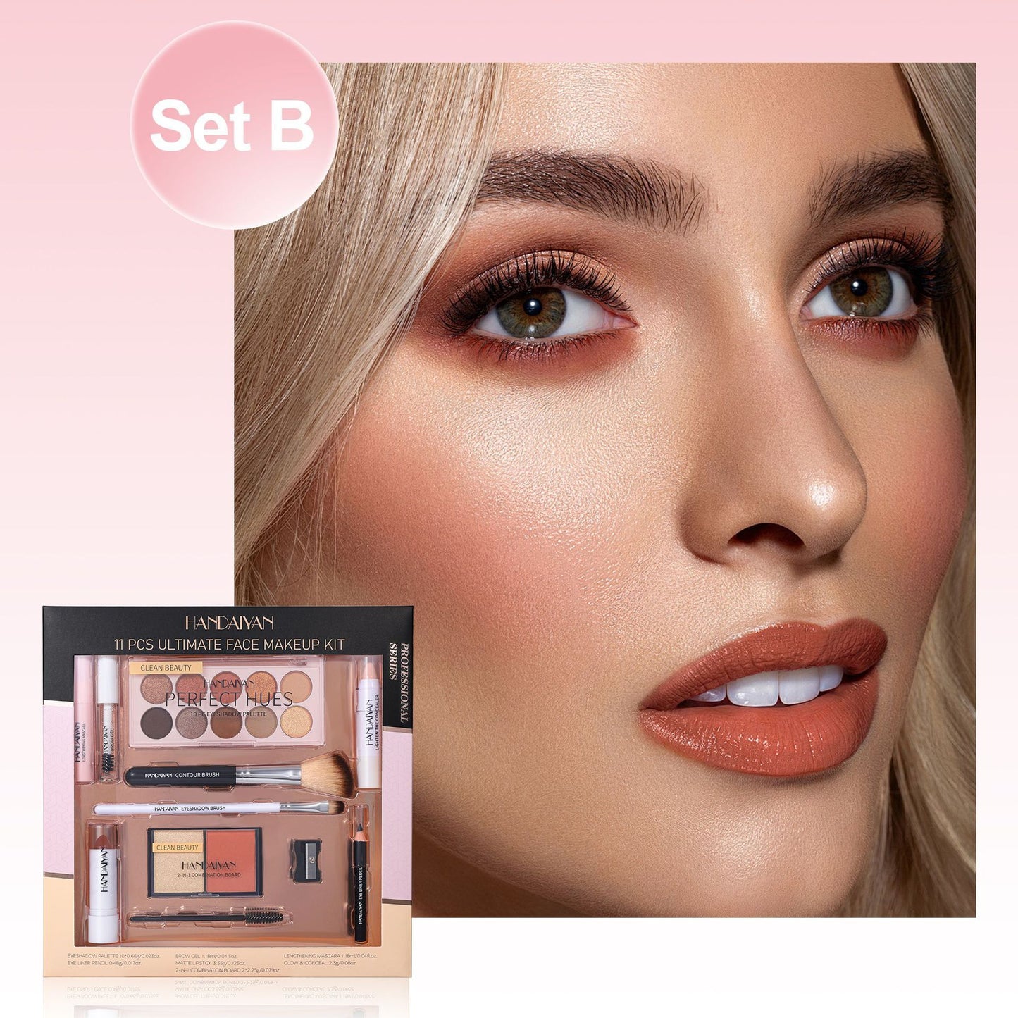 11-piece Set Of Makeup Kit